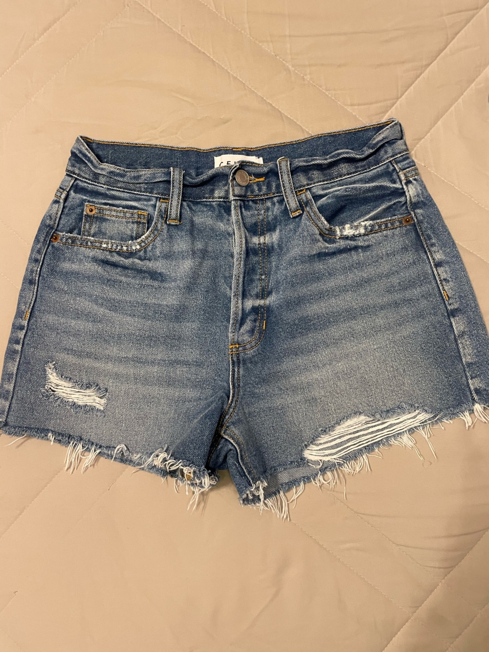 Cello Light Blue Denim Shorts